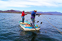 Fishing in Picachos Lake near Mazatlan