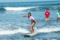 Surfing in Mazatlan